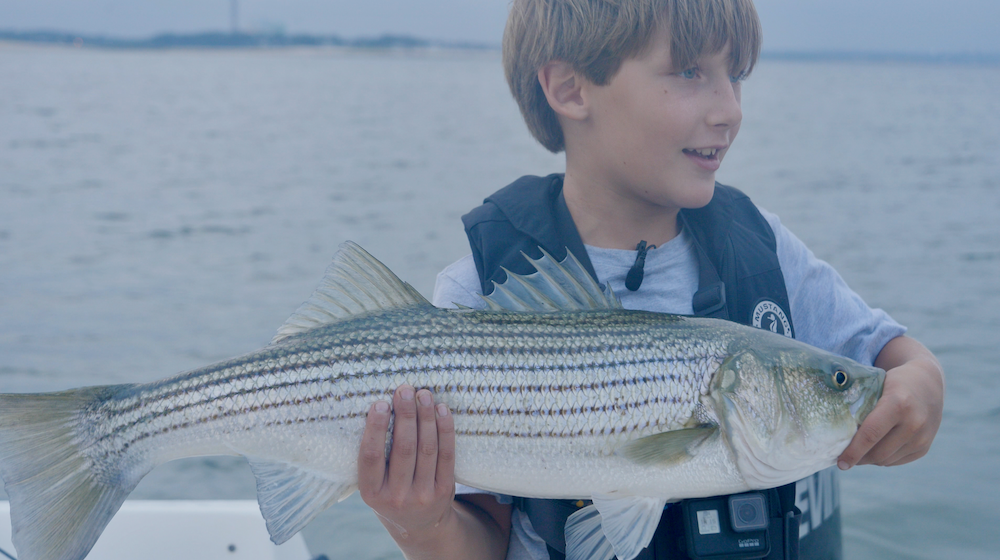 Jackson with PB striper