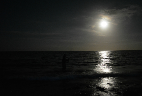 full moon surfcasting on cape cod