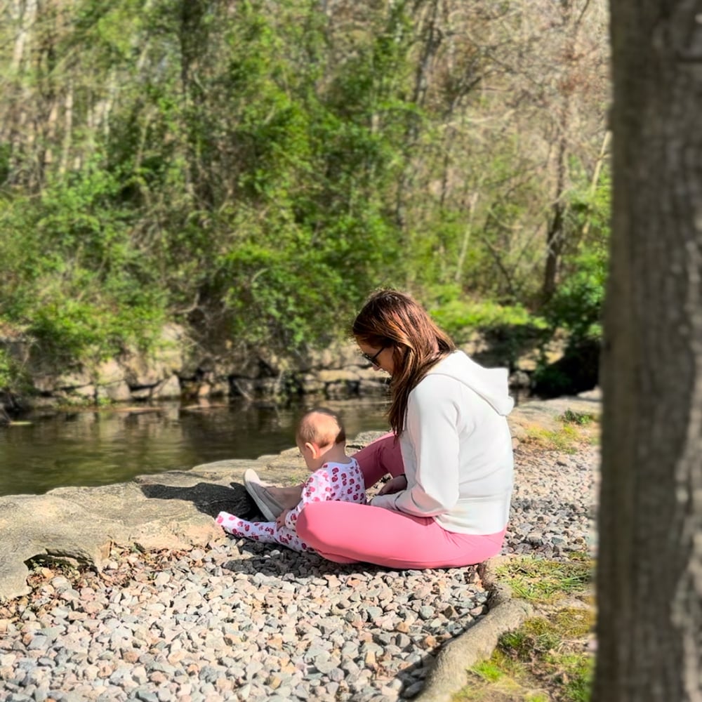 Lauren and Hallie at Herring Run