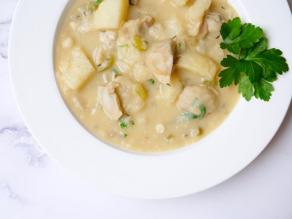 Our DairyFree Cape Cod Clam Chowder Recipe