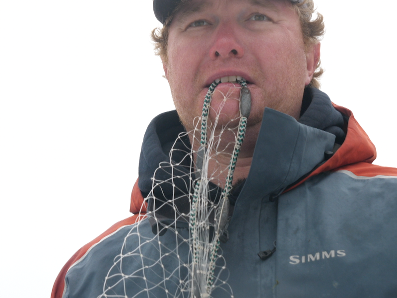 Cast Netting Pogies to Use as Bait for Huge Stripers - My Fishing Cape Cod