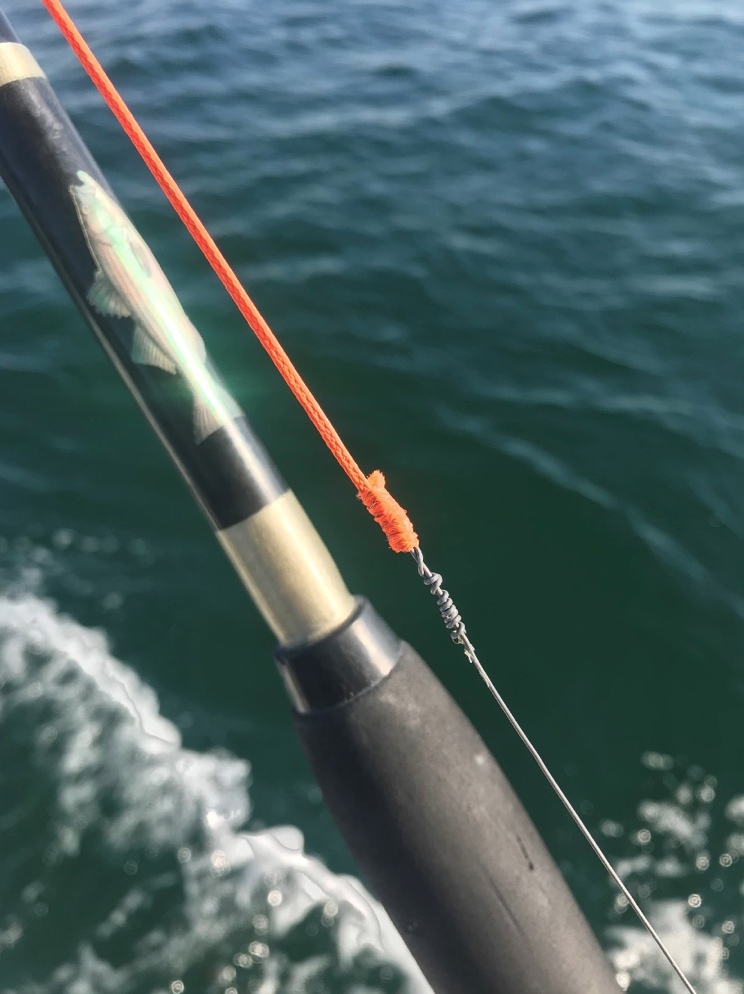 How To Fish For Striped Bass & Bluefish With Wire Line On Cape Cod